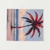 Crimson Coastline Wandkleed (Voorkant (horizontaal))