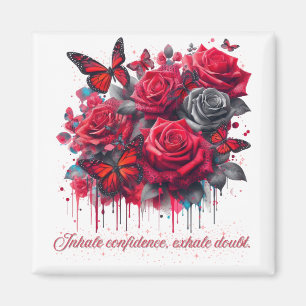 Crimson Confidence Magneet