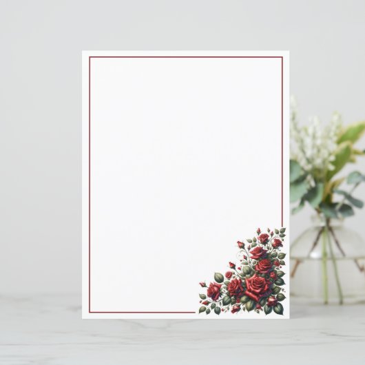 Crimson Corner Bouquet (Staand voorkant)