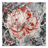 Crimson Cosmos Foto Afdruk (Voorkant)