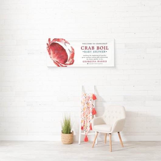 Crimson Crab| Baby Shower Spandoek (Insitu)