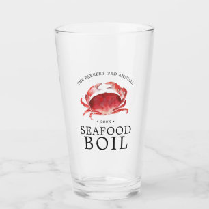 Crimson Crab Boil Glas