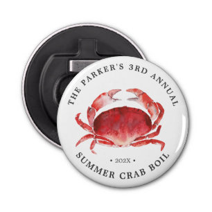 Crimson Crab   Gebeurtenis Crab Boil Button Flesopener