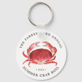 Crimson Crab | Gebeurtenis Crab Boil Sleutelhanger (Voorkant)