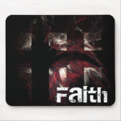 Crimson Crosses - Faith Mousepad Muismat (Voorkant)
