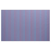 Crimson & Deep Sky Blue Striped Patroon Stof (Fat Quarter)