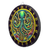 Crimson Depths Octopus Dartboard Dartbord (Voorkant Rechts)