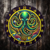 Crimson Depths Octopus Dartboard Dartbord