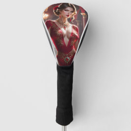 Crimson dragen is een teken van sexy gedrag. Poser Golfheadcover