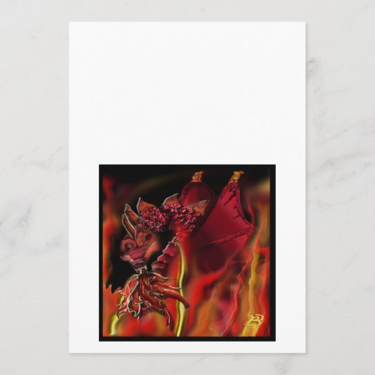 Crimson dragon Flat Menu (Achterkant)