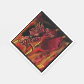 Crimson dragon Paper Napkin Servet (Hoek)