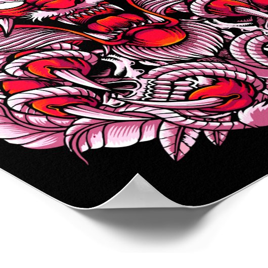 Crimson Dragon Poster (Hoek)