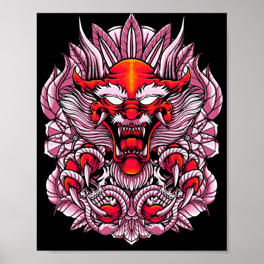Crimson Dragon Poster (Voorkant)