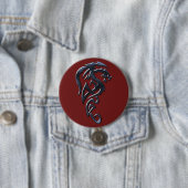Crimson Dragon Rampant Button (In situ)