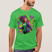 Crimson Edge: Fierce Flames T-shirt (Voorkant)