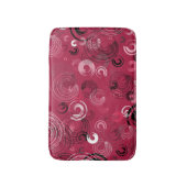Crimson en Black Badmat (Voorkant Verticaal)