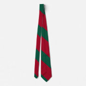 Crimson en Green Broad University Stripe Stropdas (Achterkant)