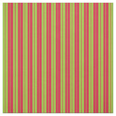 Crimson en Green Lines Stof (Swatch)