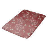 Crimson en Sage Floral Badmat (Gekanteld)
