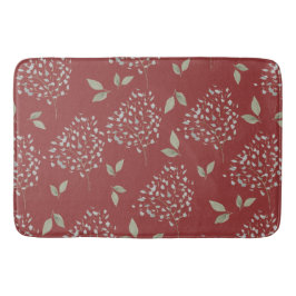 Crimson en Sage Floral Badmat