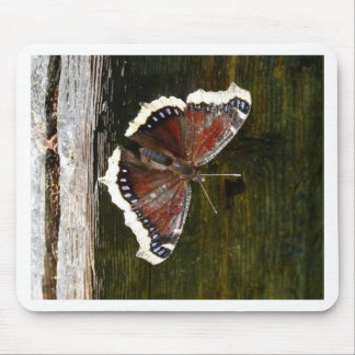 Crimson en White Butterfly Muismat
