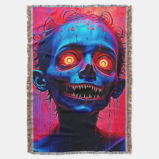 Crimson Eyes: De verschrikkingen van de geest Deken (Voorkant Verticaal)