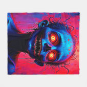 Crimson Eyes: De verschrikkingen van de geest Fleece Deken (Voorkant (Horizontaal))