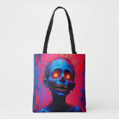 Crimson Eyes: De verschrikkingen van de geest Tote Bag (Voorkant)