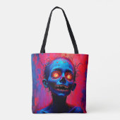 Crimson Eyes: De verschrikkingen van de geest Tote Bag (Achterkant)