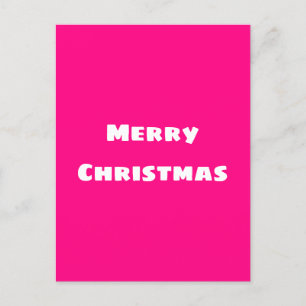 Crimson Festive Merry Kerstmis Briefkaart