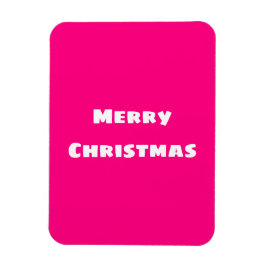 Crimson Festive Merry Kerstmis Magneet