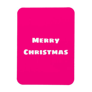 Crimson Festive Merry Kerstmis Magneet