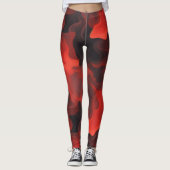 Crimson Fire Flow Leggings (Voorkant)