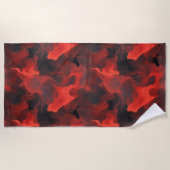 Crimson Fire Flow Strandlaken (Voorkant)