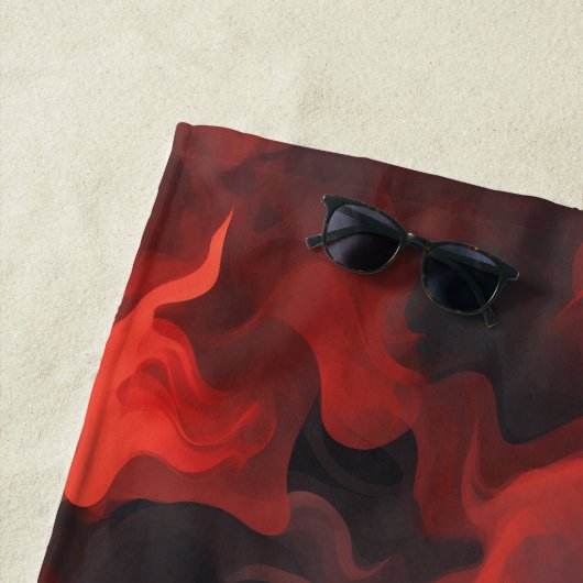 Crimson Fire Flow Strandlaken (In situ)