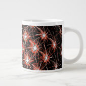 Crimson Fireburst Jumbo Mug Grote Koffiekop (Rechts)