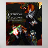 Crimson Flag Poster (Voorkant)