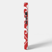 Crimson Fleur de Lis Case-Mate iPhone Case (Achterkant / Links)