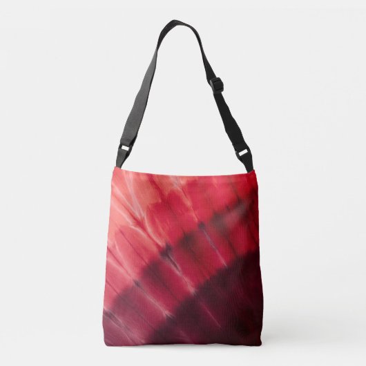 Crimson Flow Crossbody Canvas tas (Achterkant)