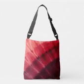 Crimson Flow Crossbody Canvas tas (Voorkant)