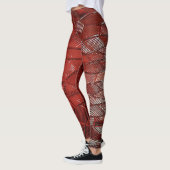 Crimson Flow getextureerde Leggings (Links)