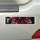 Crimson Flower Bumpersticker (Op auto)