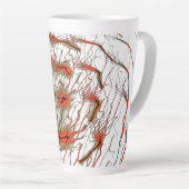 Crimson Flowline Latte Mug Mok (Rechterhoek)