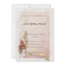 Crimson fluistert uitnodiging voor 40ste verjaarda