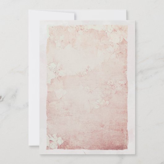 Crimson fluistert uitnodiging voor 40ste verjaarda (Achterkant)