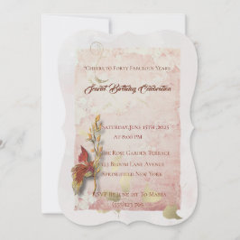 Crimson fluistert uitnodiging voor 40ste verjaarda