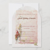 Crimson fluistert uitnodiging voor 40ste verjaarda (Voorkant)