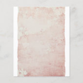 Crimson fluistert verjaardagsfeestje flyers (Achterkant)