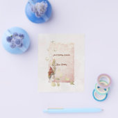 Crimson fluistert verjaardagsfeestje flyers (Enkel)