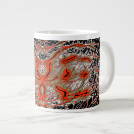 Crimson Fluxwave Jumbo Mug Grote Koffiekop